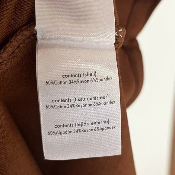 WeWoreWhat Women's Small Pull On Jersey Stretch Midi Skirt in Saddle - Picture 13 of 13